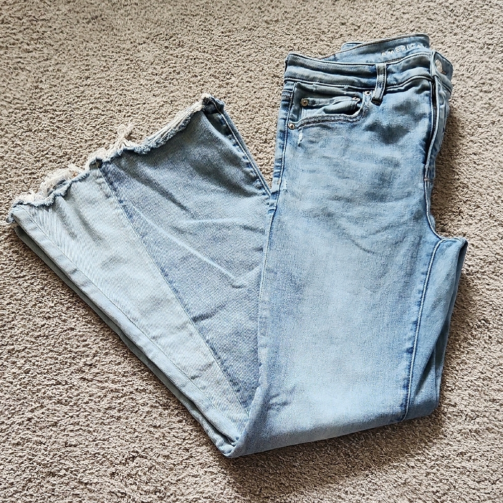 American Eagle Outfitters Light Wash Flare Jeans